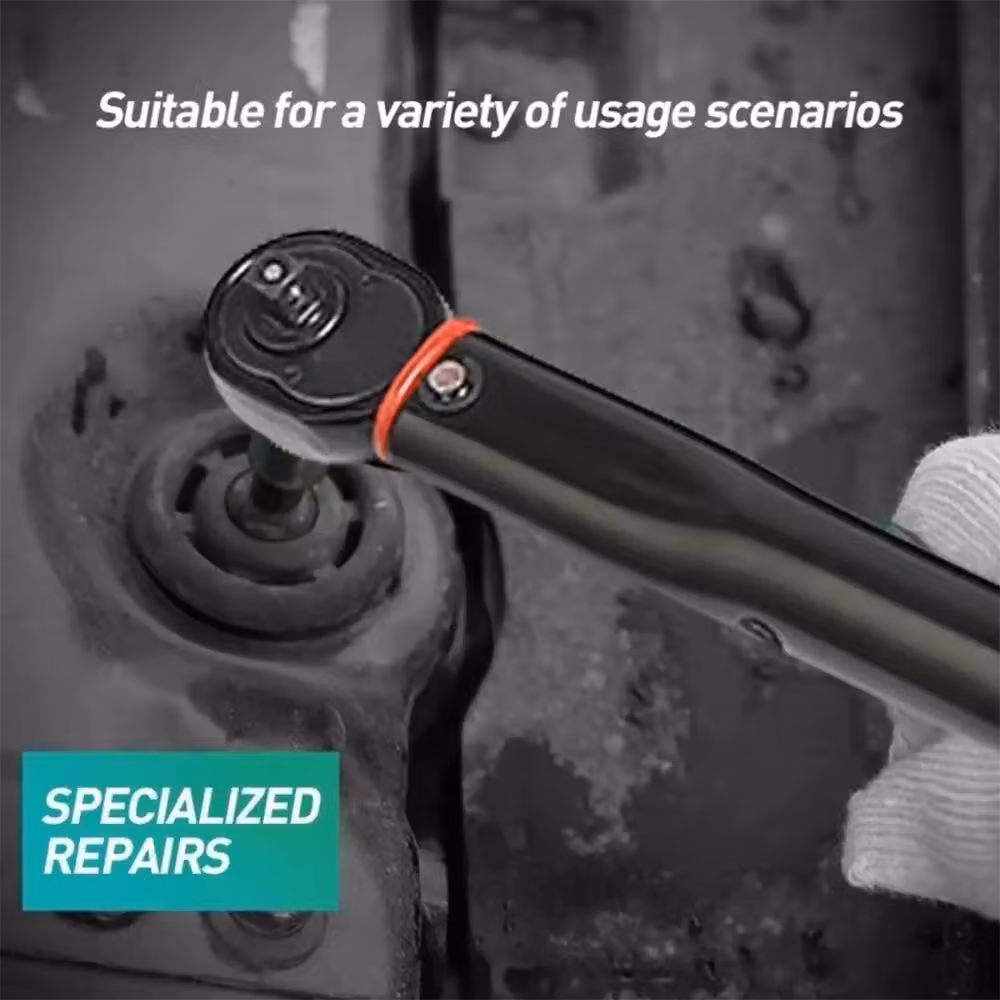 SPETLEK 3-in-1 Torque Wrench with 1/4-1/2 inch Drive, 13.6-108.5Nm, Black – 4