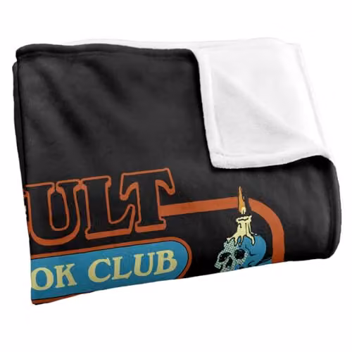 Steven Rhodes Cult Book Club Super Soft Fleece Throw Blanket W/D/H: 91 x 147 cm – 3