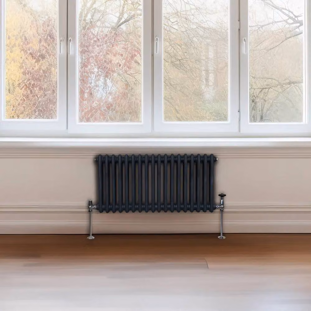 Monstershop Traditional 2 Column Steel Radiator in Anthracite Grey, W/D/H: 30.0 x 7.0 x 83.0 cm – 4