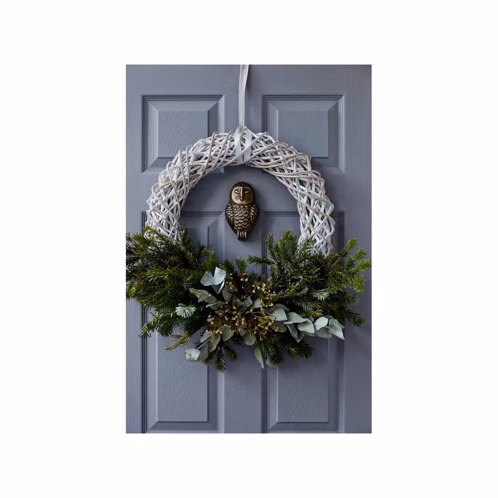 Lemon Pavilion Furniture and Decor Cast Iron Owl Door Knocker in Antique Bronze and Brass, H16 x W9.5 x D1 cm – 3