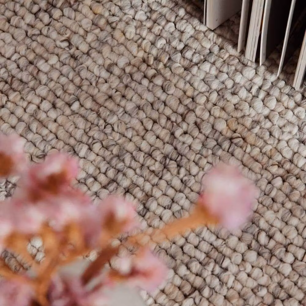 THE RUGS Rocco Plain Flatweave Washable Living Room Rug, Beige, W: 120 cm, L: 170 cm – 2