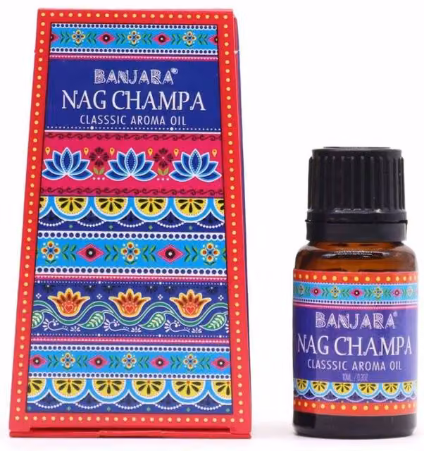 KDMD Banjara Indian Fragrance Oil Nag Champa, 10ml, Blue – 1