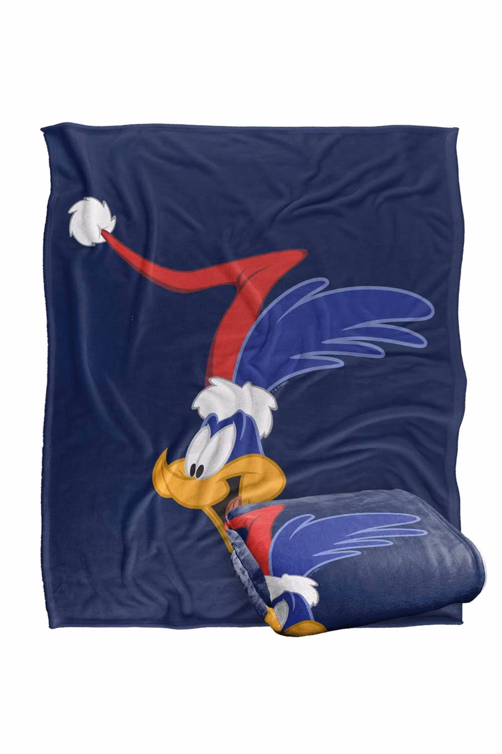 LOGOVISION Looney Tunes Road Runner Santa Hat Super Soft Fleece Throw Blanket, Multicolour, W/D/H: 91 x 147 cm – 6