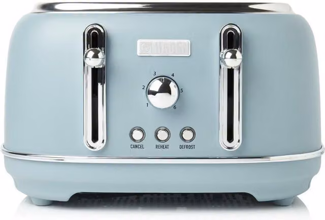 Haden Highclere 4 Slice Toaster in Blue