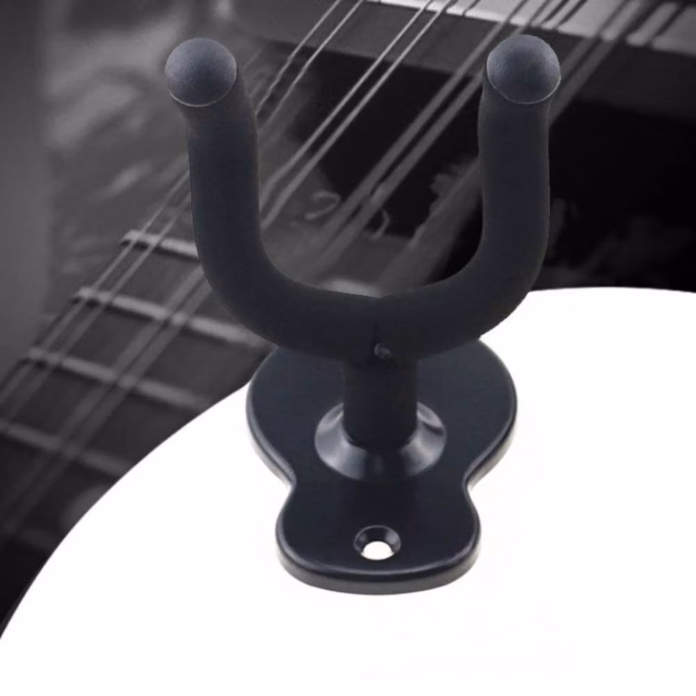 VOGREX Black Metal Rotating Wall Mounted Guitar and Ukulele Hanger Hook – 4