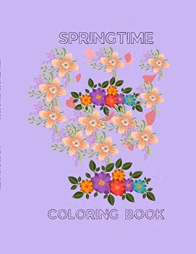 Lulu Springtime Coloring Book for Children