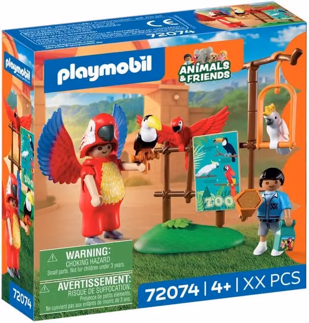 Playmobil Zoo Mascot in Yellow and Multicolour
