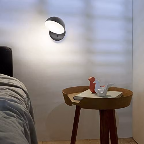 Netlighting Talk LED Wall Light in Grey with 695lm Warm White 2700K – 2