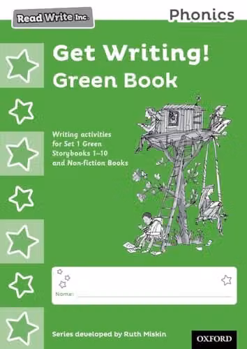 Oxford University Press Read Write Inc. Phonics Get Writing! Green Book Pack of 10