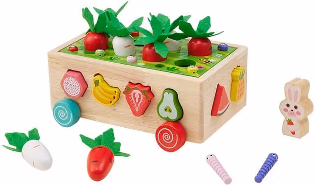 Komore Multicoloured Wooden Montessori Toy