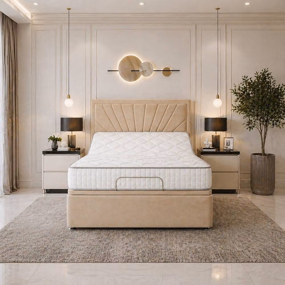 Paradise Beds Ltd Modern Upholstered Single Bed Frame with Headboard and Drawers in Black and Silver, W/D/H: 90 x 200 cm – 2