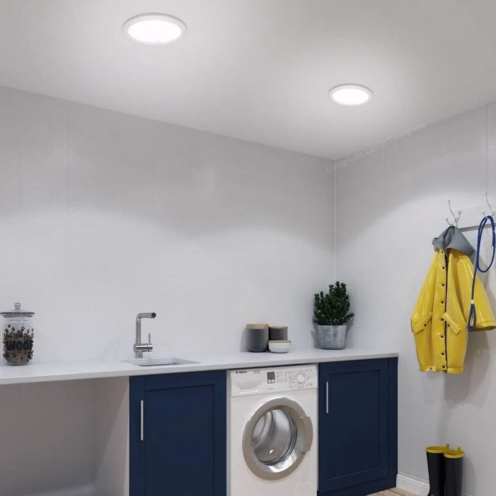 SPETLEK 18W LED Round Recessed Ceiling Panel Downlight in White – 4
