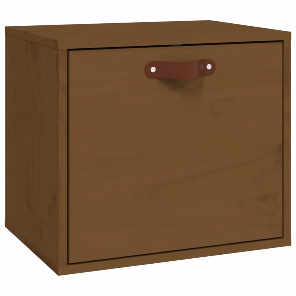 Berkfield Home Wall Cabinet in Honey Brown Solid Pine, W/D/H: 40 x 30 x 35 cm – 2