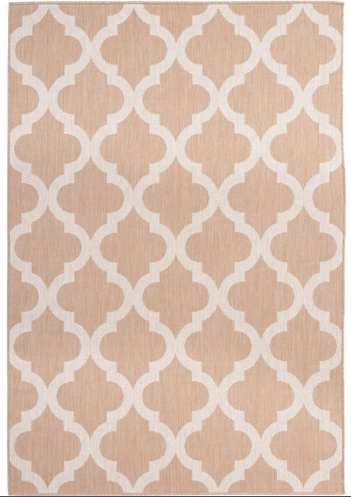 THE RUGS Moroccan Trellis Geometric Rug in Beige, W/D/H: 120 x 170 cm – 2