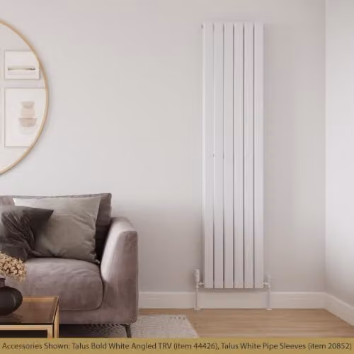 UK Radiators Typhoon White Flat Tube Vertical Designer Radiator H 180 cm x W 40.8 cm – 2