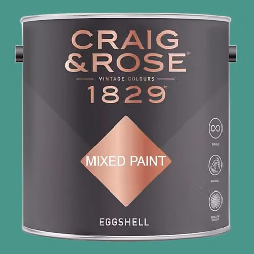 Craig & Rose 1829 Paint Stop Eggshell Fleurie Multicolour 2.5l