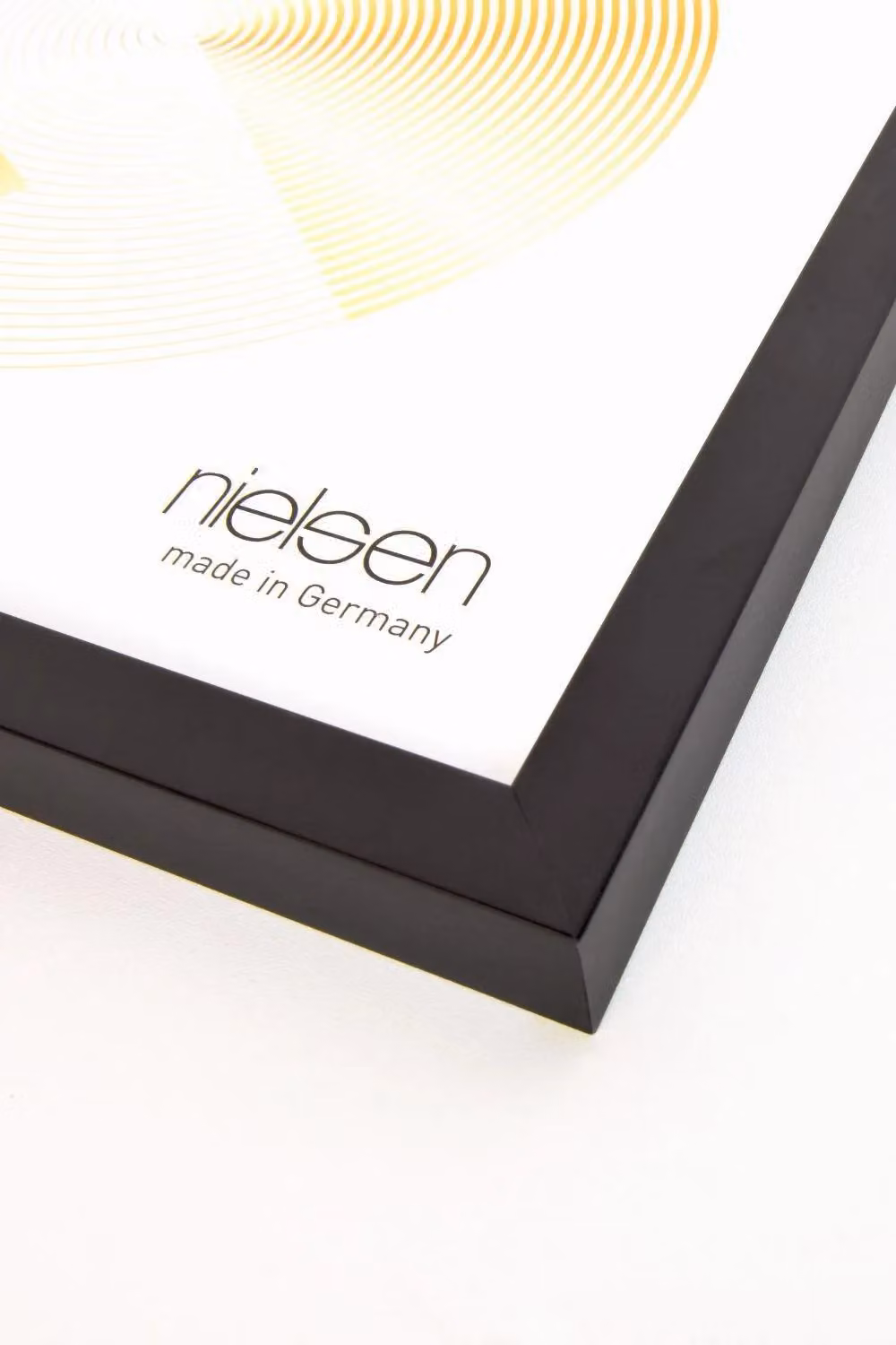 Nielsen Design Vinyl Record Display Frame, Black Wood, W/H: 34 x 34 cm, Depth: 2.5 cm – 5