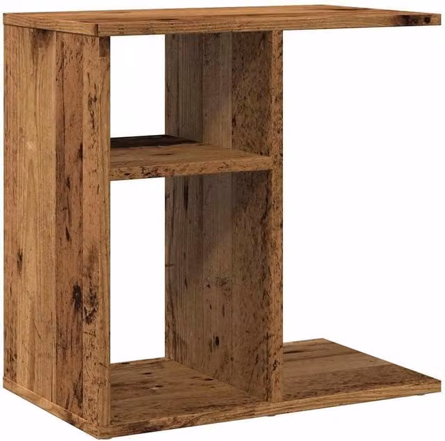 Berkfield Home Side Table in Brown Old Wood, W/D/H: 50 x 30 x 50 cm – 1