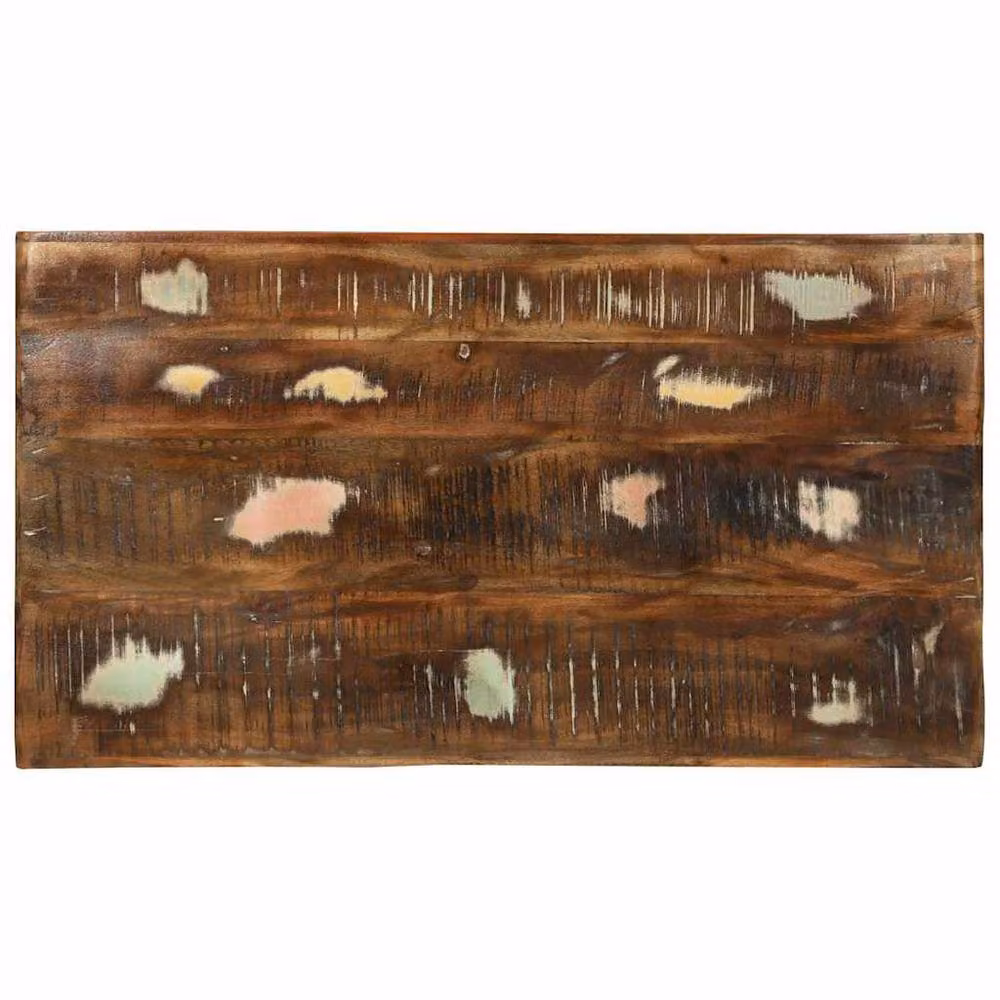 Berkfield Home Decorative Reclaimed Solid Wood Coffee Table in Brown, W/D/H: 90 x 50 x 35 cm – 4