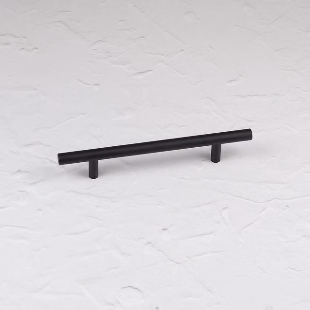 Handle & Home Matt Black Aluminium T-Bar Cupboard Handles and Knobs