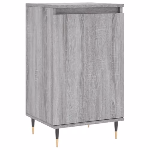 vidaXL Modern Grey Sonoma Sideboard in Engineered Wood W/D/H: 40 x 35 x 70 cm