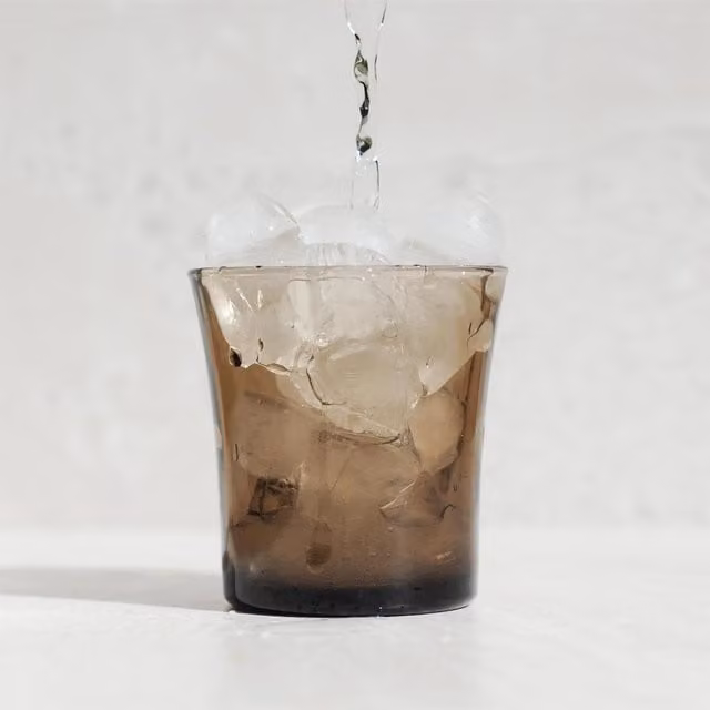 Duralex Lys Tumbler Glasses, Set of 12, Grey and Brown