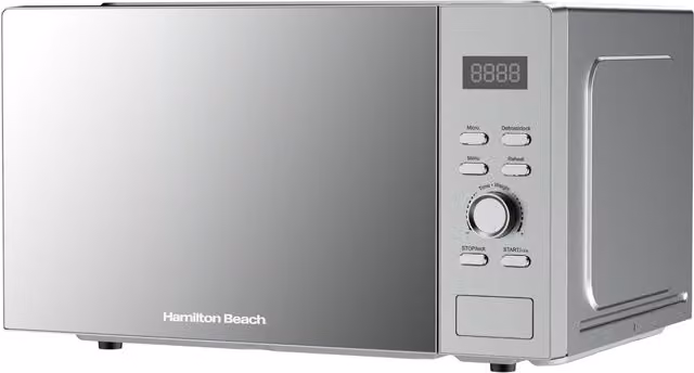 Hamilton Beach 30L Solo Countertop Microwave in Silver