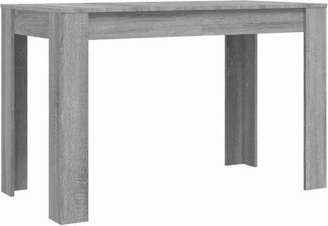 Berkfield Home Rectangular Dining Table in Grey Sonoma, W/D/H: 120 x 60 x 76 cm – 1