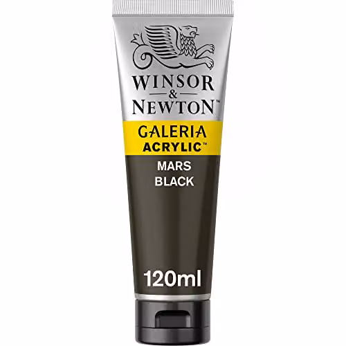 Winsor & Newton Galeria Acrylic Paint Mars Black 120ml – 2