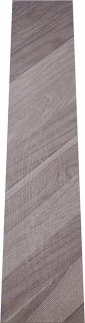 Livingandhome Grey Chevron Self-Adhesive PVC Flooring Planks
