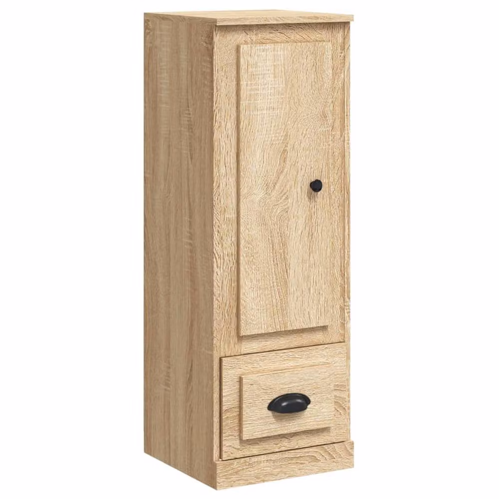 Berkfield Home Sonoma Oak Highboard in Light Oak, W/D/H: 36 x 35.5 x 103.5 cm – 2