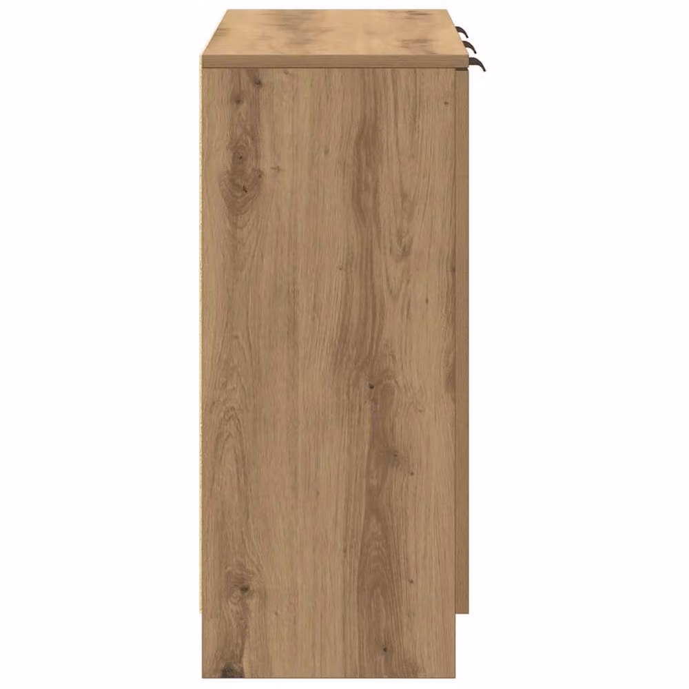 Berkfield Home Artisan Oak Sideboard in Brown, W/D/H: 90.5 x 30 x 70 cm – 4