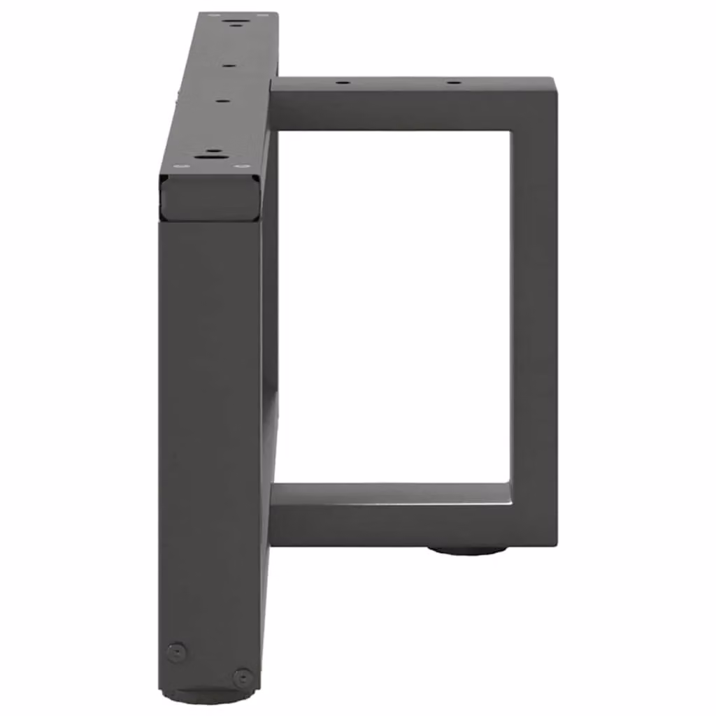 Berkfield Home T-Shaped Coffee Table Legs, 2 Piece Anthracite and Black Steel, W: 60 cm, D: 25 cm, H: 30-31 cm – 4