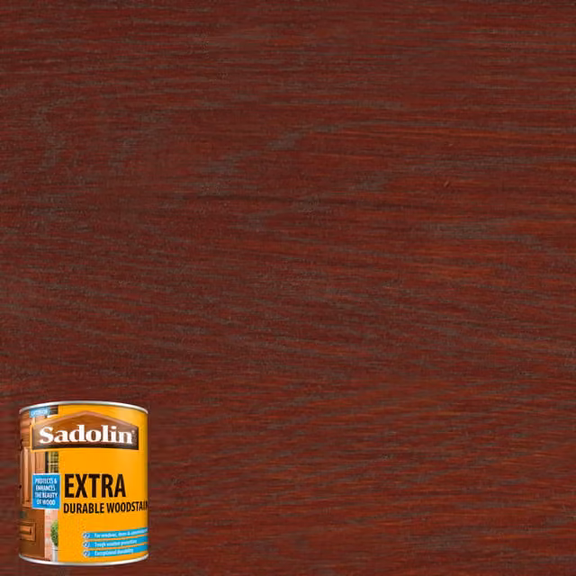 Sadolin Extra Durable Water Repellent Woodstain, Brown, 0.5 l