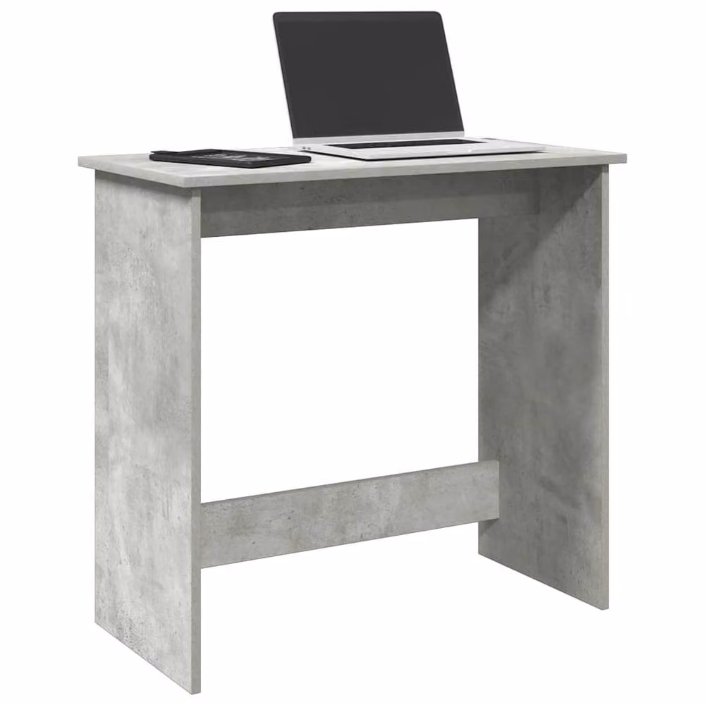 Berkfield Home Grey Writing Desk in Engineered Wood W/D/H: 80 x 40 x 75 cm – 2