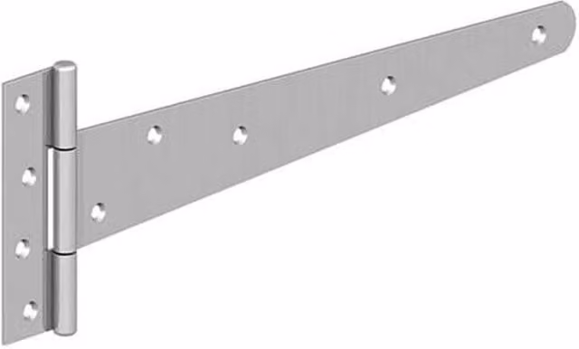 Unifix PRS 121M Medium Tee Hinge BZP in Silver, Box of 5