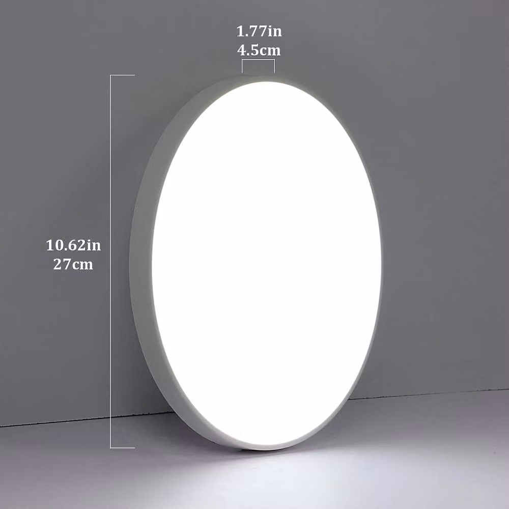 Goeco 24 W LED Round Ceiling Light in White with 6500 K Cool White Light and IP54 Rating – 2