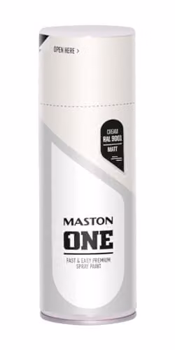 Maston Spray Paint ONE Matt Cream RAL9001 400ml