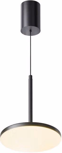 Netlighting Plato LED Pendant Ceiling Light in Black, 700lm, 3000K