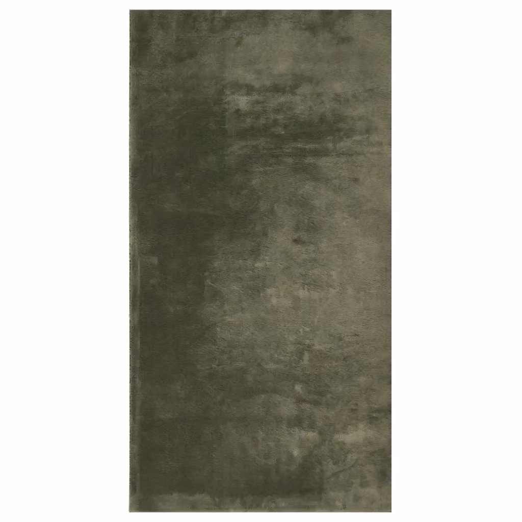 Berkfield Home HUARTE Short Pile Washable Rug, Forest Green, W: 60 cm, L: 110 cm – 2