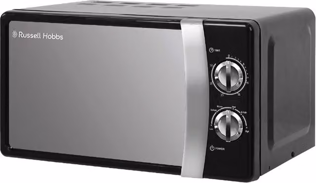 Russell Hobbs RHMM701B 17L 700W Solo Manual Countertop Microwave in Black – 8