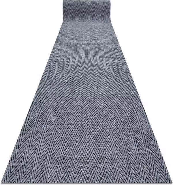 RugsX Grey Non-Slip Polypropylene Runner, W/D/H: 200 x 110 x 1 cm – 1