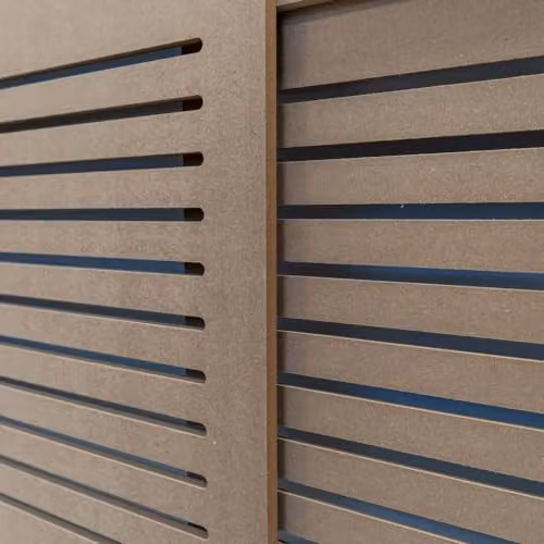 Airwave Adjustable Horizontal Style Radiator Cover in Unpainted MDF, W/D/H: 81.5 x 19.0 x 205.0 cm – 2