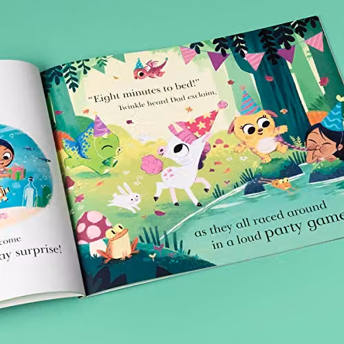 Ladybird Ten Minutes to Bed: Little Unicorn's Birthday Multicolour Paper Book – 2