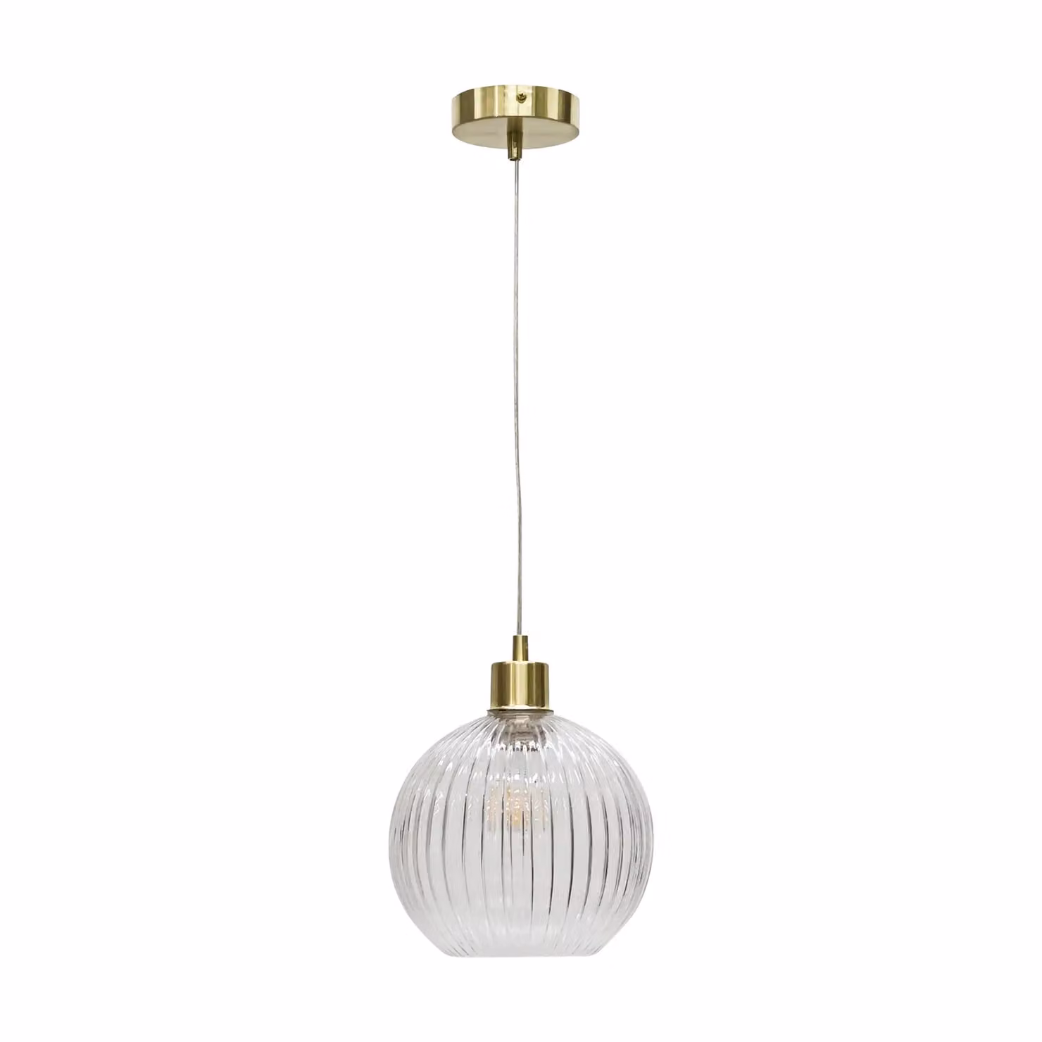 First Choice Lighting Carss Set of 2 Ceiling Pendant Kits in Gold/Brass – 1
