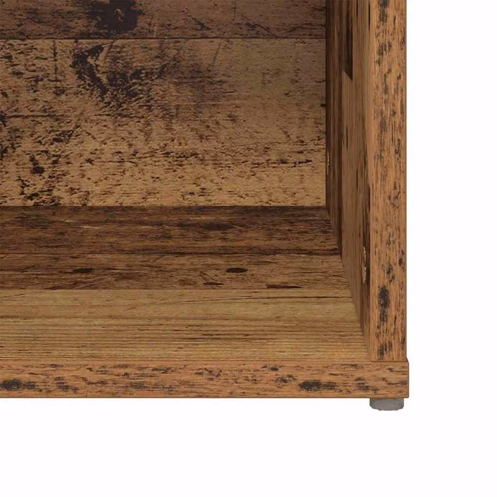 Berkfield Home Brown Engineered Wood TV Cabinet with Storage Shelves – 4