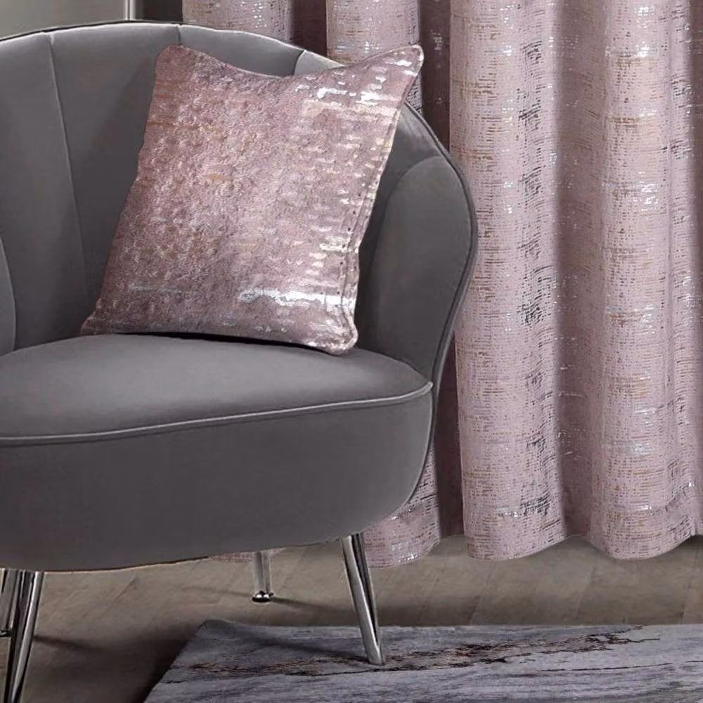 Intimates Warwick Pink Velvet Filled Square Cushion, W/D/H: 43 x 43 x 43 cm – 2