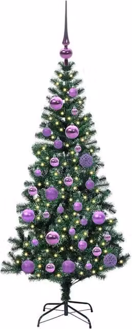 Berkfield Home Elegant Pre-lit Artificial Christmas Tree, Green, Height: 120 cm – 1