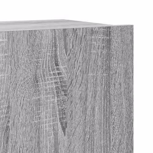 vidaXL 4 Piece Grey Matt Lowboard and Wall Mounted TV Cabinet Set in Engineered Wood – 2