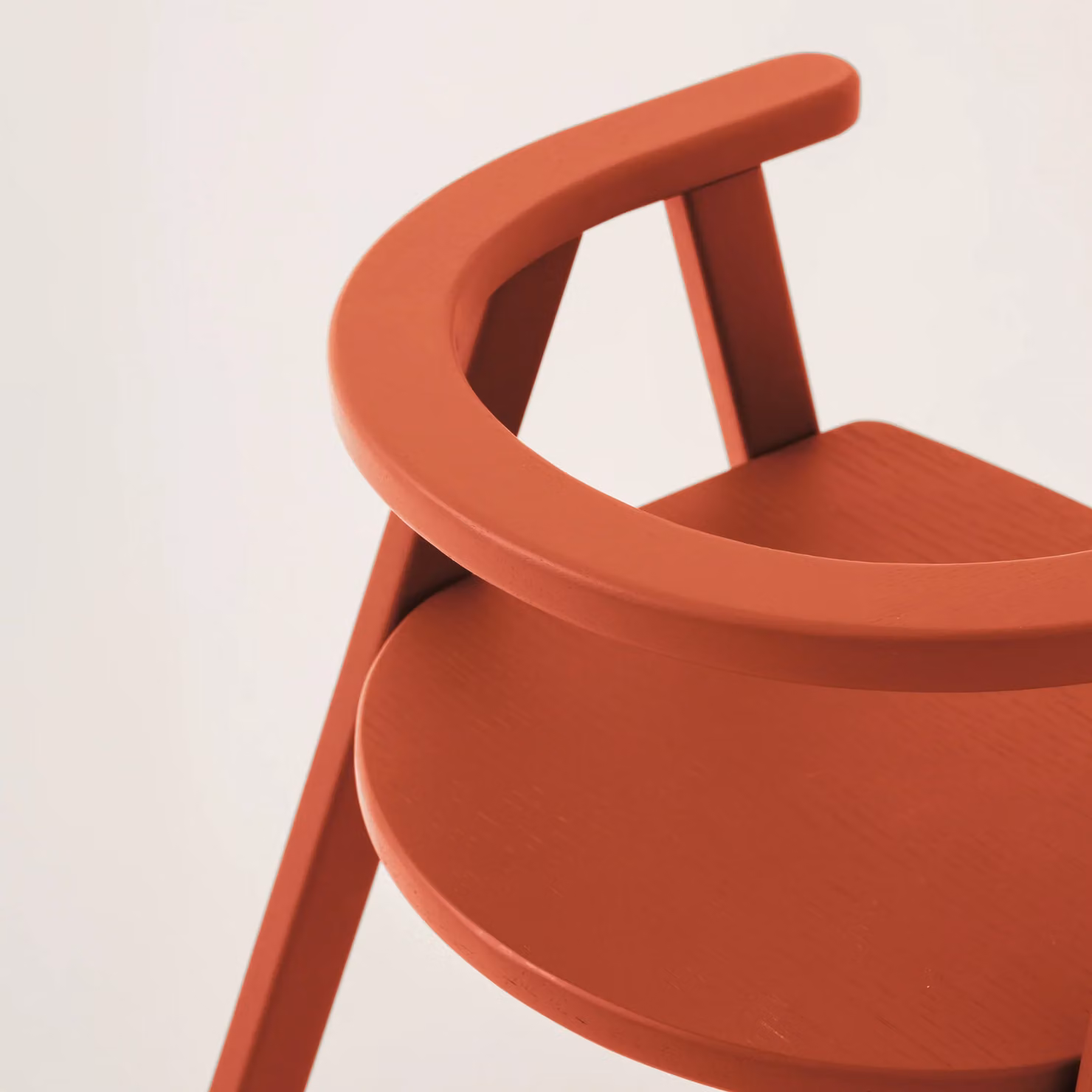 Nobodinoz Growing Green Kid's Chair in Red Beech Wood, W/D/H: 46.0 x 39.0 x 45.0 cm – 2